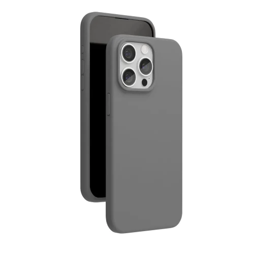 Чехол защитный VLP Aster Case с MagSafe для iPhone 15 ProMax, серый