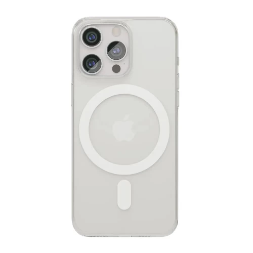 Чехол защитный VLP Diamond Case с MagSafe для iPhone 15 Pro, прозрачный