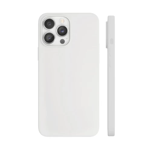 Чехол защитный VLP Silicone case с MagSafe для iPhone 14 ProMax, белый