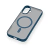 Чехол защитный uBear Cloud Mag Case для iPhone 16, MagSafe совместимый, усиленный, силк-тач, синий