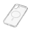 Чехол защитный uBear Real Mag Case для iPhone 16 Plus, MagSafe совместимый, усиленный, прозрачный