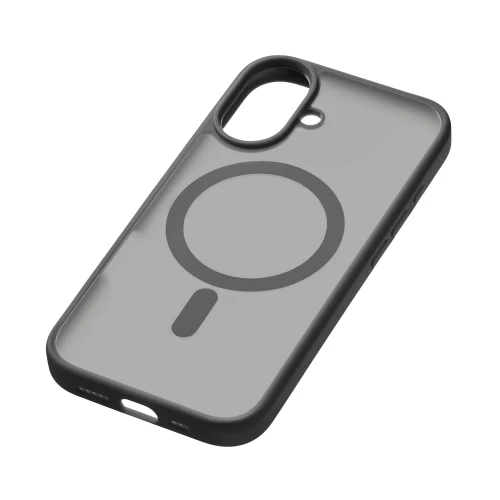 Чехол защитный uBear Cloud Mag Case для iPhone 16 Plus, MagSafe совместимый, усиленный, силк-тач, черный