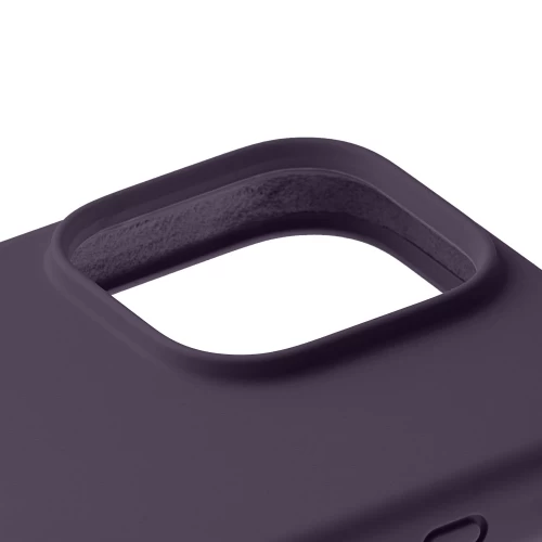 Чехол защитный uBear Touch Mag Case для iPhone 16 Pro, MagSafe совместимый, силикон, софт-тач, темно-фиолетовый