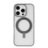 Чехол защитный uBear Clip 360 Mag Case для iPhone 16 Pro, MagSafe совместимый, с вращающейся магнитной подставкой, силк-тач, серый