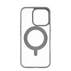 Чехол защитный uBear Clip 360 Mag Case для iPhone 16 Pro, MagSafe совместимый, с вращающейся магнитной подставкой, силк-тач, серый