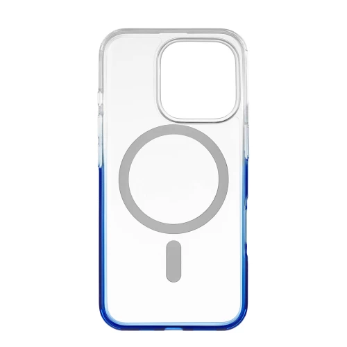 Чехол защитный uBear Fusion Mag Case для iPhone 16 Pro Max, MagSafe совместимый, усиленный, синий