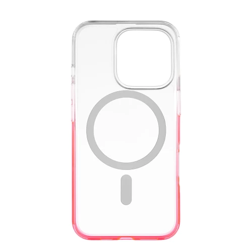 Чехол защитный uBear Fusion Mag Case для iPhone 16 Pro Max, MagSafe совместимый, усиленный, неоновый розовый