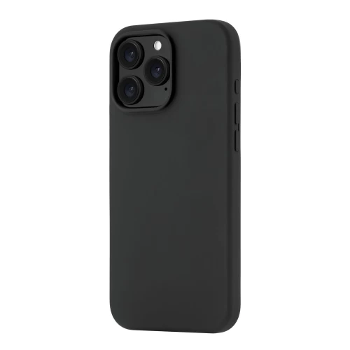 Чехол защитный uBear Touch Mag Case для iPhone 16 Pro Max, MagSafe совместимый, силикон, софт-тач, черный