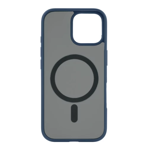 Чехол защитный uBear Cloud Mag Case для iPhone 16 Pro Max, MagSafe совместимый, усиленный, силк-тач, синий
