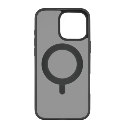 Чехол защитный uBear Clip 360 Mag Case для iPhone 16 Pro Max, MagSafe совместимый, с вращающейся магнитной подставкой, силк-тач, черный