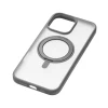 Чехол защитный uBear Clip 360 Mag Case для iPhone 16 Pro Max, MagSafe совместимый, с вращающейся магнитной подставкой, силк-тач, серый