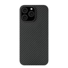 Чехол защитный uBear Supreme Case для iPhone 16 Pro Max, ультратонкий, материал Кевлар, MagSafe совместимый, черный