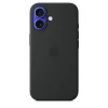 Чехол Apple для iPhone 16 Silicone with MagSafe, черный