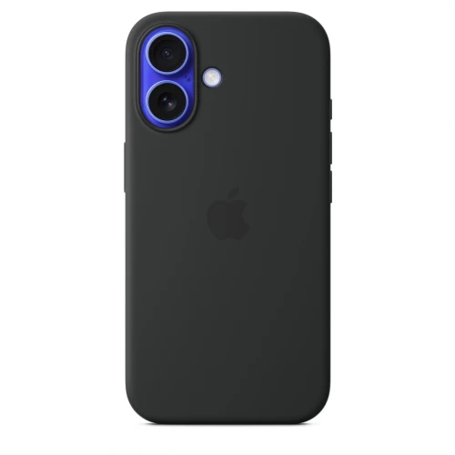Чехол Apple для iPhone 16 Silicone with MagSafe, черный