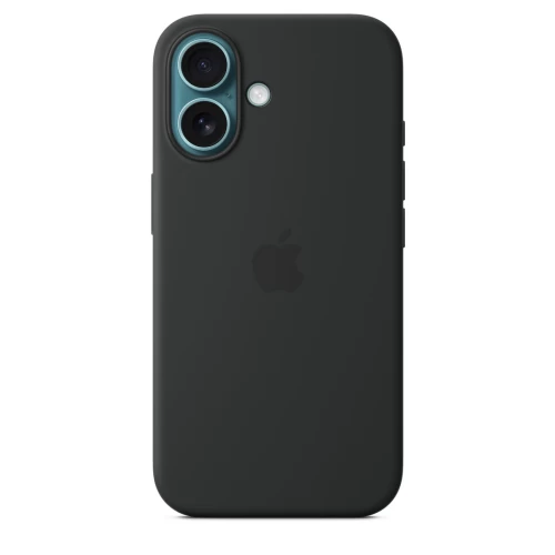Чехол Apple для iPhone 16 Silicone with MagSafe, черный
