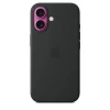 Чехол Apple для iPhone 16 Silicone with MagSafe, черный