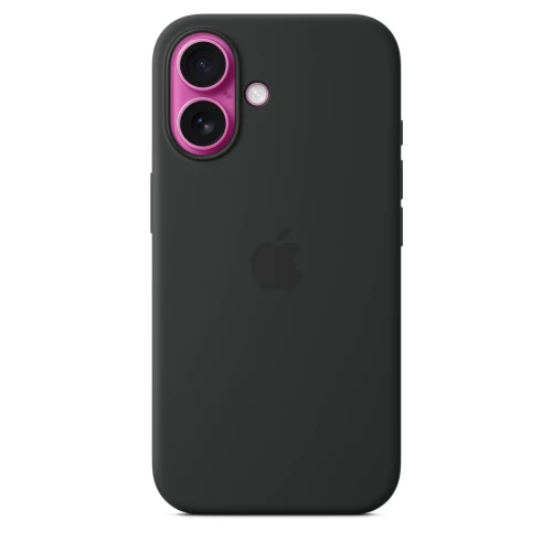 Чехол Apple для iPhone 16 Silicone with MagSafe, черный