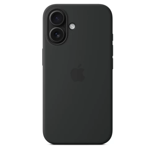 Чехол Apple для iPhone 16 Silicone with MagSafe, черный