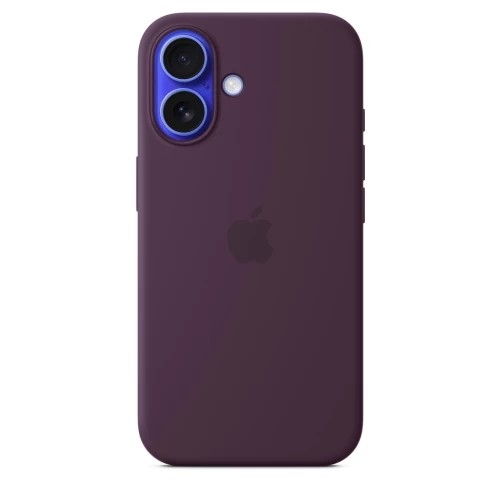 Чехол Apple для iPhone 16 Silicone with MagSafe, сливовый