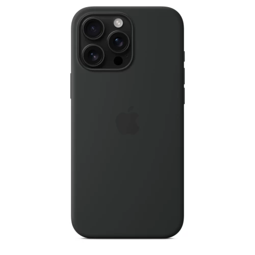 Чехол Apple для iPhone 16 Pro Max Silicone with MagSafe, черный