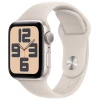 Apple Watch SE 2023, 40 мм, корпус из алюминия цвета «Сияющая звезда», спортивный ремешок, размер S/M