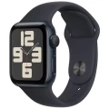 Apple Watch SE 2023, 44 мм, корпус из алюминия цвета «Тёмная ночь», спортивный ремешок, размер M/L