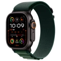 Apple Watch Ultra 2 GPS + Cellular, 49 мм, корпус из черного титана, ремешок Alpine зеленого цвета, размер L