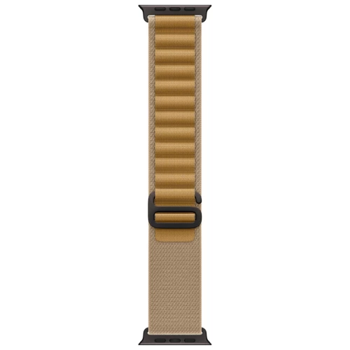 Apple Watch Ultra 2 GPS + Cellular, 49 мм, корпус из черного титана, ремешок Alpine цвета «загар», размер S