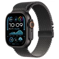 Apple Watch Ultra 2 GPS + Cellular, 49 мм, корпус из черного титана, ремешок Milanese черного цвета, размер M