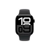 Apple Watch Series 10, 42 мм, корпус из алюминия цвета «чёрный глянец», спортивный ремешок, размер M/L