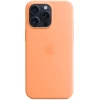 Чехол Apple MagSafe для iPhone 15 Pro Max, силикон, «Свежая папайя»