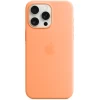 Чехол Apple MagSafe для iPhone 15 Pro Max, силикон, «Свежая папайя»