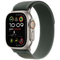 Apple Watch Ultra 2 GPS + Cellular, 49 мм, корпус из бежевого титана, ремешок Trail зелёного цвета, размер M/L