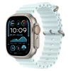 Apple Watch Ultra 2 GPS + Cellular, 49 мм, корпус из бежевого титана, ремешок Ocean цвета «‎ледяной синий»