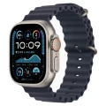 Apple Watch Ultra 2 GPS + Cellular, 49 мм, корпус из бежевого титана, ремешок Ocean тёмно-синего цвета