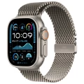 Apple Watch Ultra 2 GPS + Cellular, 49 мм, корпус из бежевого титана, ремешок Milanese бежевого цвета, зазмер S