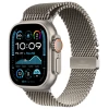 Apple Watch Ultra 2 GPS + Cellular, 49 мм, корпус из бежевого титана, ремешок Milanese бежевого цвета, зазмер M