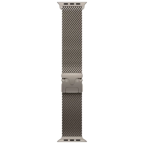 Apple Watch Ultra 2 GPS + Cellular, 49 мм, корпус из бежевого титана, ремешок Milanese бежевого цвета, зазмер M