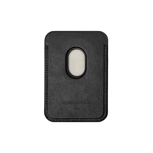 (RE)CLASSIC CARD WALLET BLACK, чехол для пластиковых карт Native Union, цвет: черный