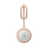 CURVE AIRTAG CASE чехол защитный для AirTag, цвет: персиковый