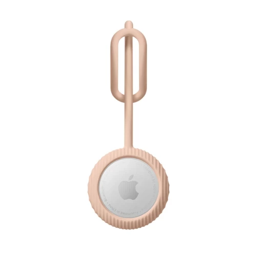 CURVE AIRTAG CASE чехол защитный для AirTag, цвет: персиковый