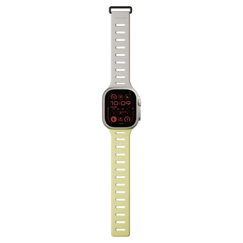 Ремешок для часов APPLE WATCH Magnetic 42/44/45/49MM,желтый/серый