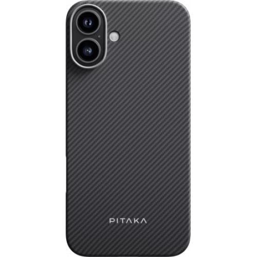 Чехол Pitaka Ultra-Slim Case для iPhone 16 Plus, черный