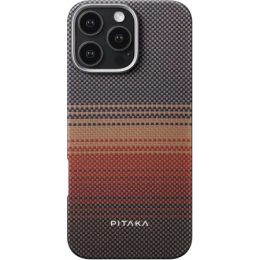 Чехол Pitaka Tactile Woven case для iPhone 16 Pro - Sunset